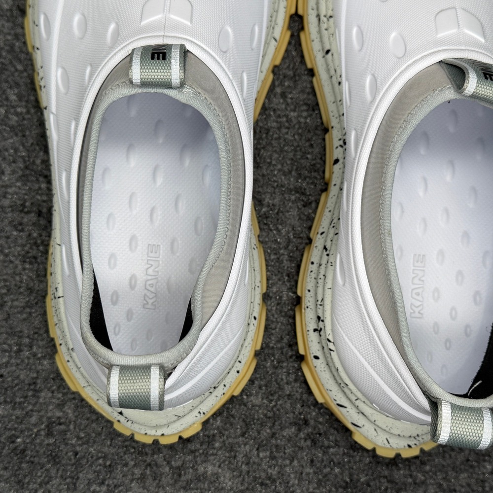 Kane Revive AC Shoes Men's 13 White Grey‎ Athletic Running Run Recovery Slip On - Picture 10 of 13